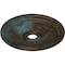 Ekena Millwork Diane Ceiling Medallion (Fits Canopies up to 6 1/4"), 24"OD x 3 5/8"ID x 1 1/4"P, Bronze Blue Patina CM24DIBBS - alternate 3